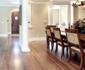 Custom inlays hardwood flooring